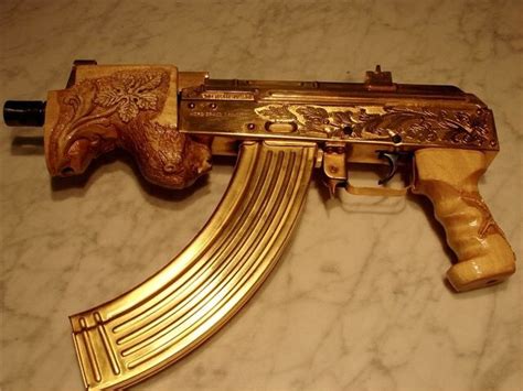 Bling I Think This Started Off As A Romanian Micro Draco Pistol But