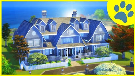 The Sims 4 Cats And Dogs Mansion Build The Sims 4 House Building