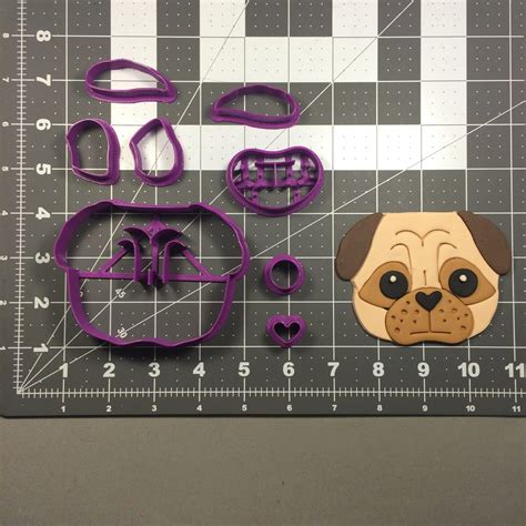 Baking Home And Hobby Pug Cookie Cutter Pe