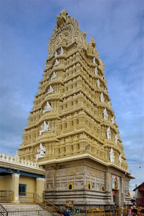 Sri Chamundeshwari Temple Chamundi Hill Editorial Photo Image Of