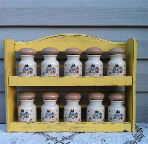 Vintage Country Kitchen Spice Rack W10 Spice By Refeatheryournest