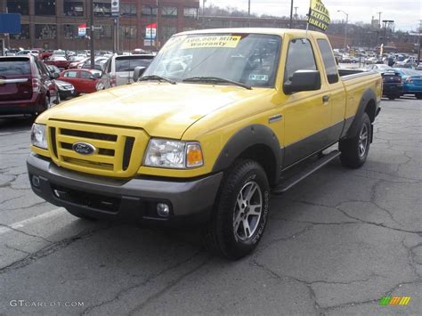 2006 Screaming Yellow Ford Ranger Fx4 Supercab 4x4 6293193 Photo 10