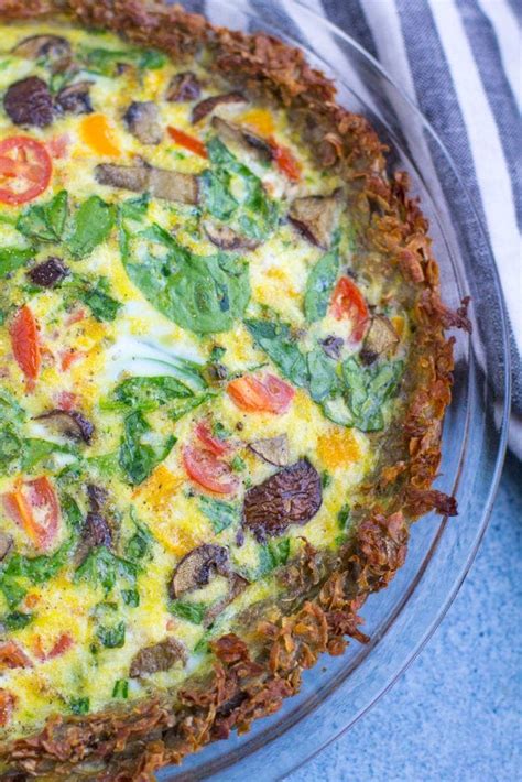 Whole30 Potato Crust Quiche The Clean Eating Couple
