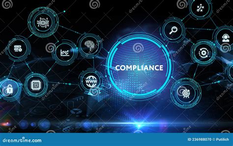 Business Technology Internet And Network Concept Compliance Rules