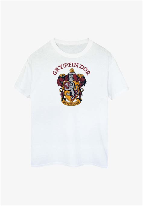 Absolute Cult Harry Potter Gryffindor Crest T Shirt Print White