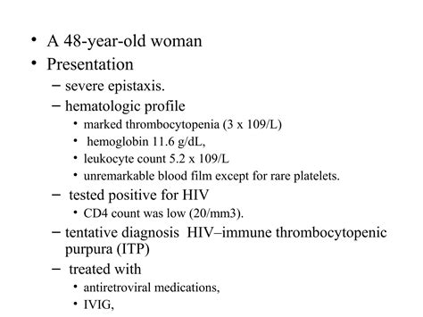 Hematological Manifestations Of Hiv Ppt