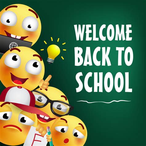 Free Vector Welcome Back To School Lettering With Happy