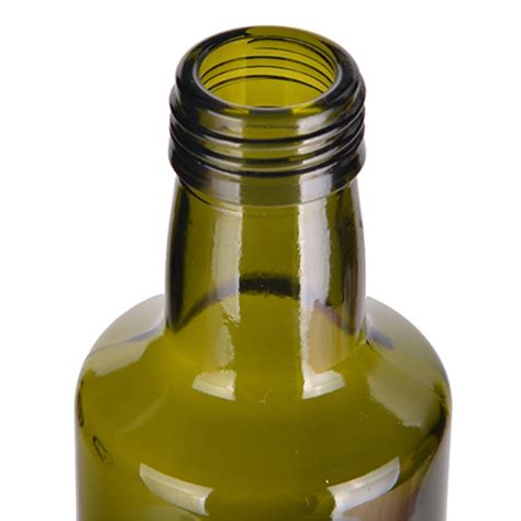 250ml 500ml 750ml 1000ml Cylinder Square Dark Green Glass Olive Oil