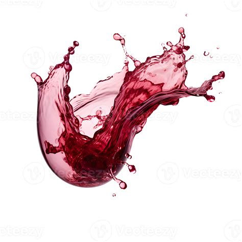 Wine Splash Isolated Ai Generated 27994526 Png