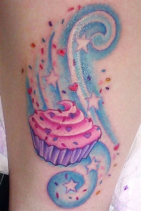 Sarah Willyards Cupcake And Sprinkles Tattoo Cupcake Tattoos Kite