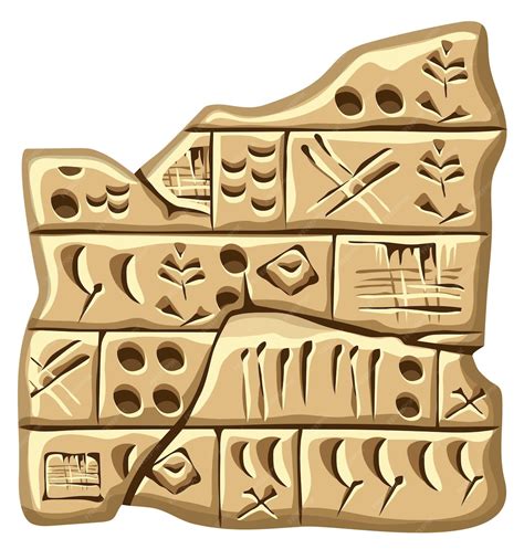 Escrita Cuneiforme Sumeriana Acádica Cuneiforme Alfabeto Alfabeto