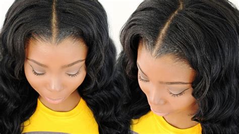 Doing quick weaving with leave out means you leave a small amount of your own hair on the middle part of your head or the side section. Blending & Straightening Your Leave Out With Your Sew In ...