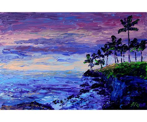 Hawaii Painting Original Art Landscape Oil Painting Hawaii Etsy