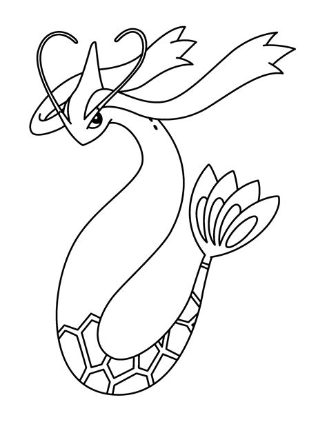 Coloring Page - Pokemon advanced coloring pages 148 | Pokemon coloring pages, Pokemon coloring ...