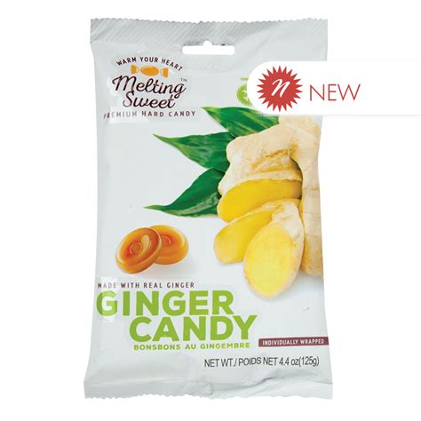 Melting Sweet Hard Candy Ginger 44 Oz Bag Nassau Candy