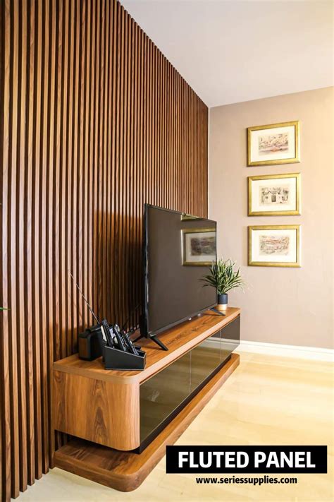 Wood Strip Tv Wall Feature Feature Wall Cladding Wood Cladding