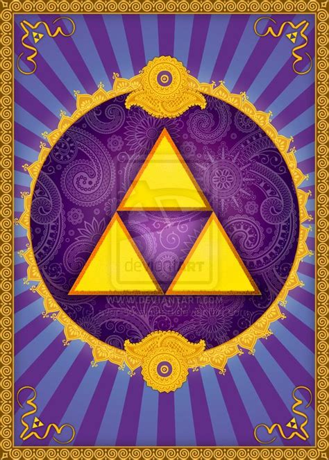 The Divine Triforce By ~ever So Excited On Deviantart Legend Of Zelda