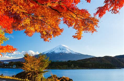 Hd Wallpaper Shirakawa Go Japan Village River Bridge Mountain