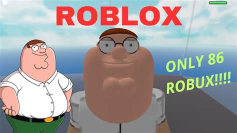How To Make Peter Griffin Avatar In Roblox Under 100 Robux Youtube