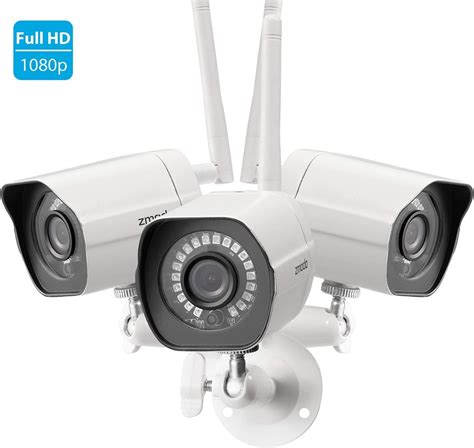 Zmodo 1080p Full Hd Outdoor Wireless Security Camera System 3 Pack