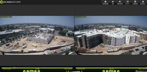 Construction Time Lapse Software From Ecamsecure