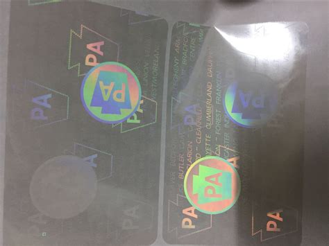 California State Id Hologram Sticker Overlay From China Manufacturer