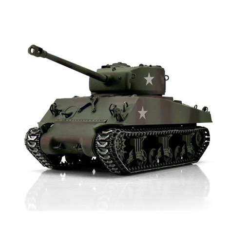 Taigen M4a3 Sherman 76mm Version Camouflage In Metal Edition 116