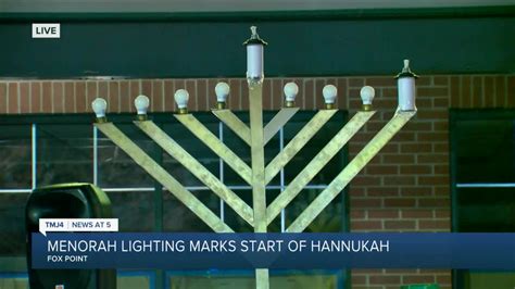 Menorah Lighting Marks Start Of Hanukkah