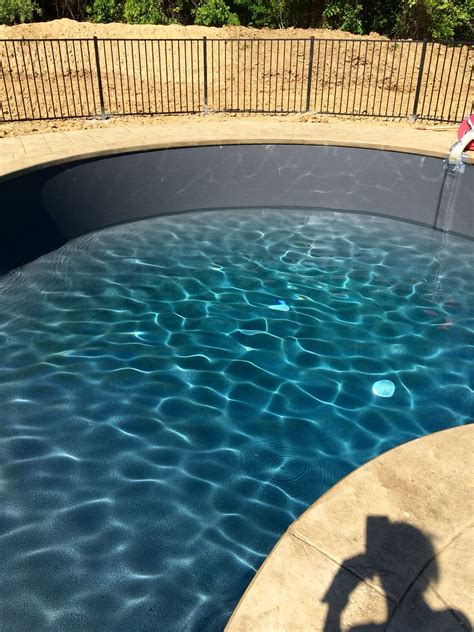 Pool closing season is upon us, and although it may surprise you, this is one of the best times of year for a pool liner replacement. Grey pool liner | Pool liners, Swimming pool liners, Vinyl swimming pool