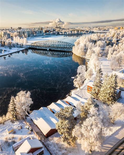Finland On Instagram Winter In Oulu Finland 🇫🇮 Photo By Juhopeteri