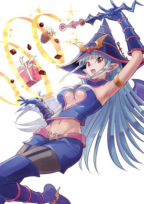 Pinkerton Taisa Chocolate Magician Girl Yu Gi Oh Commentary Request Highres 1girl D