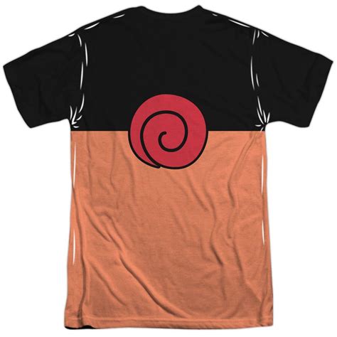 Naruto Shippuden Costume Front And Back Sublimated Mens T Shirt