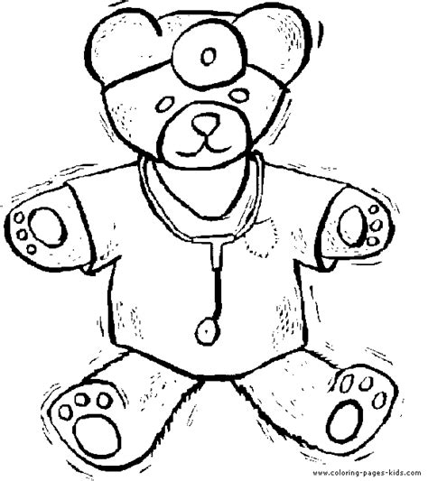 Medical Coloring Pages For Kids Coloring Pages
