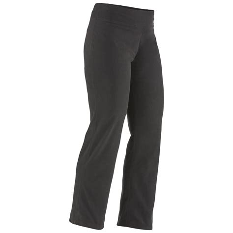 White Sierra Womens Microtek Fleece Pants 31 Inseam Black 657814 Jeans Pants And Shorts At