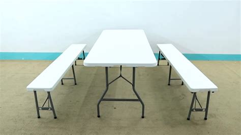 6ft 180cm Rectangle Folding Table Hdpe Plastic Folding Tables Custom