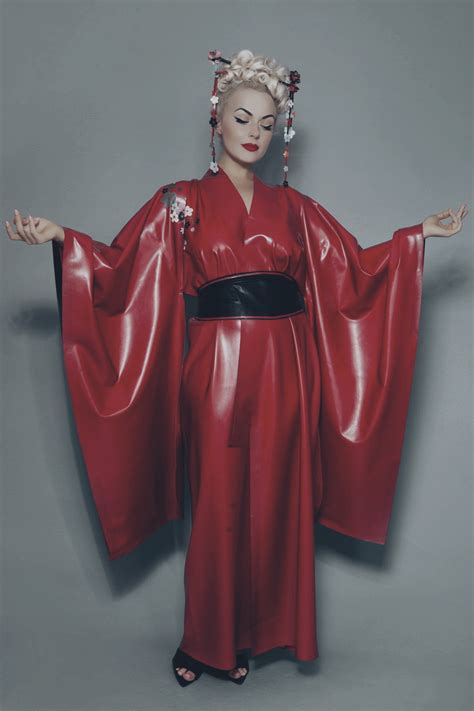 Latex Rubber Kimono Shiny Cutie Beauty Kobikiyama Kobikiyama