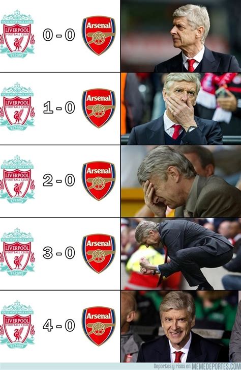 Los Mejores Memes Del Liverpool Arsenal