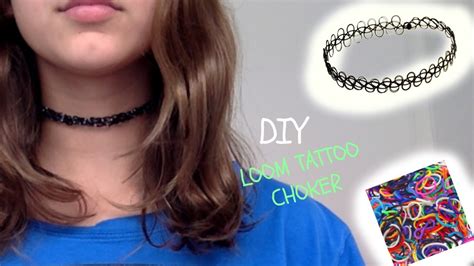They are now making a. DIY Loom Tattoo Choker - YouTube