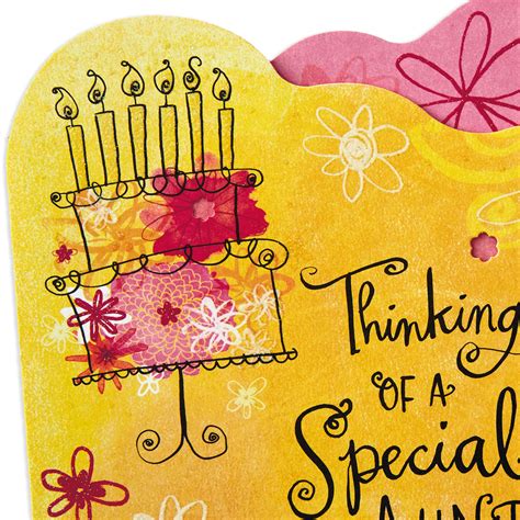 Thinking Of You Birthday Card For Aunt Greeting Cards Hallmark