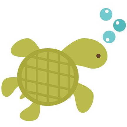 Sea Turtle SVG scrapbook files ocean svg files underwater svg file svg cut files sea turtle svg file