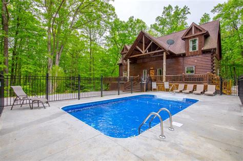 Ohio Vacation Rentals With Private Pool Buffalo Cabins And Lodges