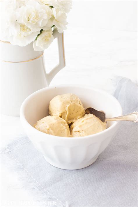 Almond Custard Ice Cream Recipe Happy Happy Nester