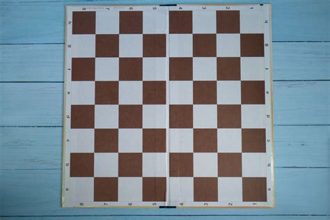 Cardboard Chess Board White Brown Chess Board Chess And Etsy