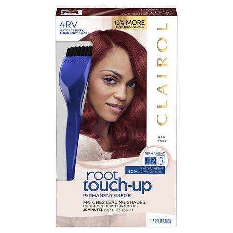 Clairol Root Touch Up Permanent Hair Color Crème 4rv Dark Burgundy 1