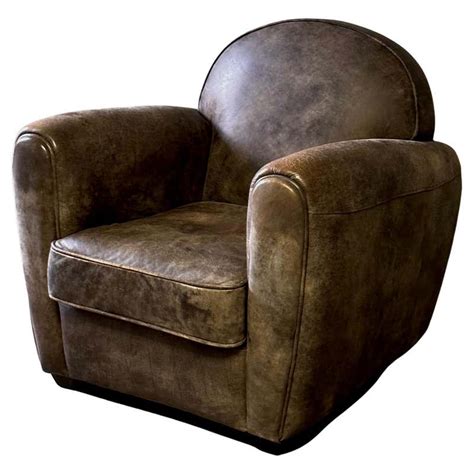 French Vintage Leather Club Chairs At 1stdibs Leather Club Chairs Vintage