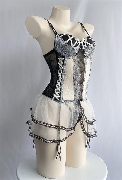 Women Sexy Vintage Sheer Lingerie Gothic Lingerie High Quality Sexy Costume In Stock