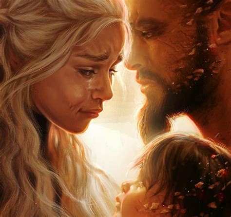 When The Sun Rises In The West Couple Khal Drogo Daenerys Inna