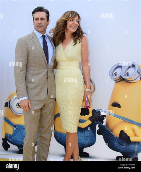 Cast Members Jon Hamm The Voice Of Herb Overkill And Allison Janney