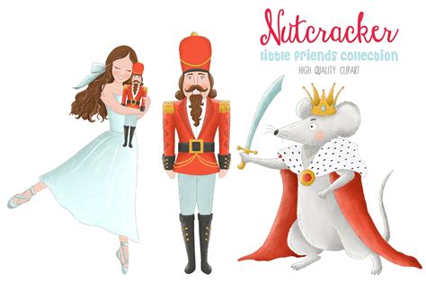 Nutcracker Ballet Clip Art Illustrations ~ Creative Market