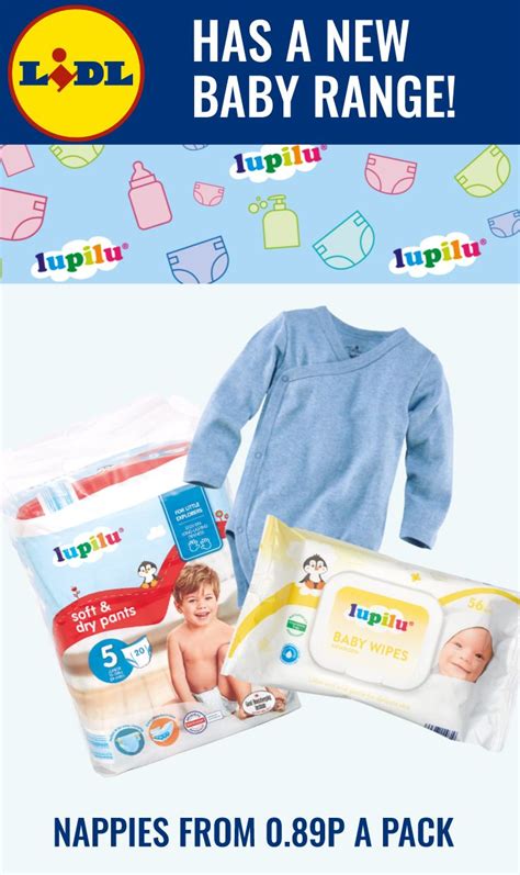 An Advertisement For Baby Products With The Words Nappies From 0 99p A Pack